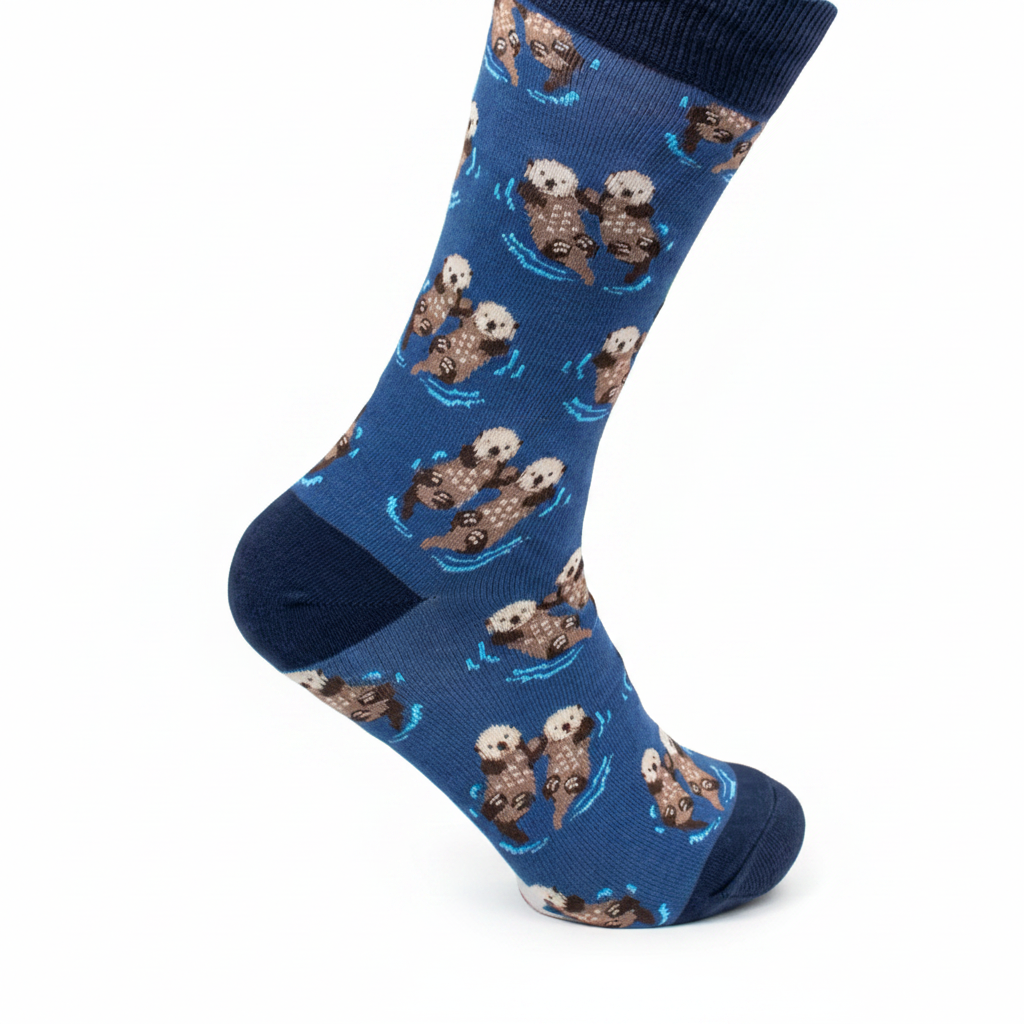 Chaussettes Couple de Loutres