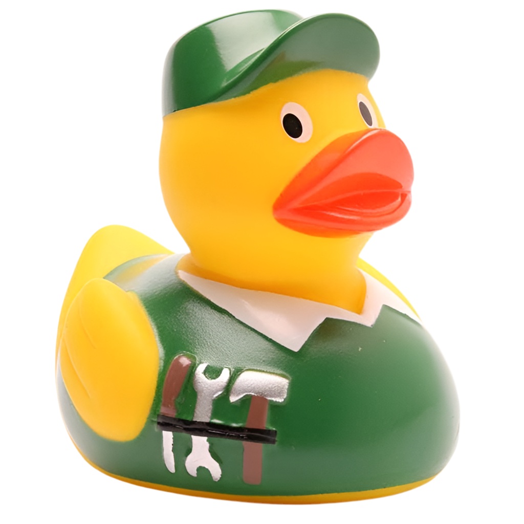 canard bricoleur vert klimaliebling