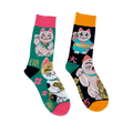 chaussettes depareillees chat chanceux lcc