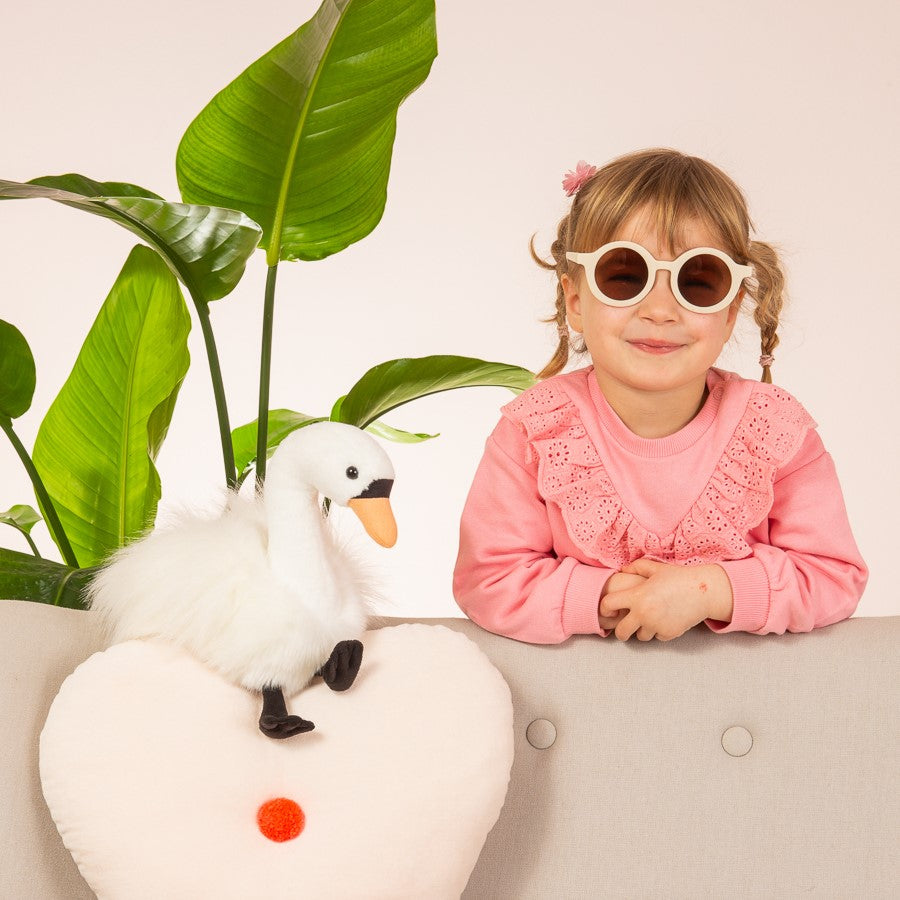 peluche cygne lizzy hermann teddy 