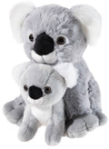 Peluche Misanimo Koala avec son bébé - 20 cm — Heunec