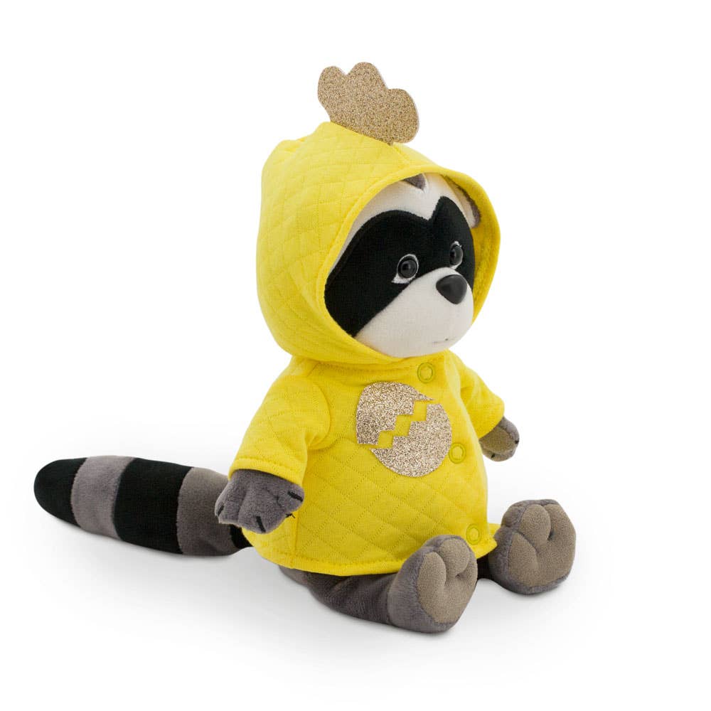 Daisy le raton laveur en peluche : poussin - 20 cm - 0+