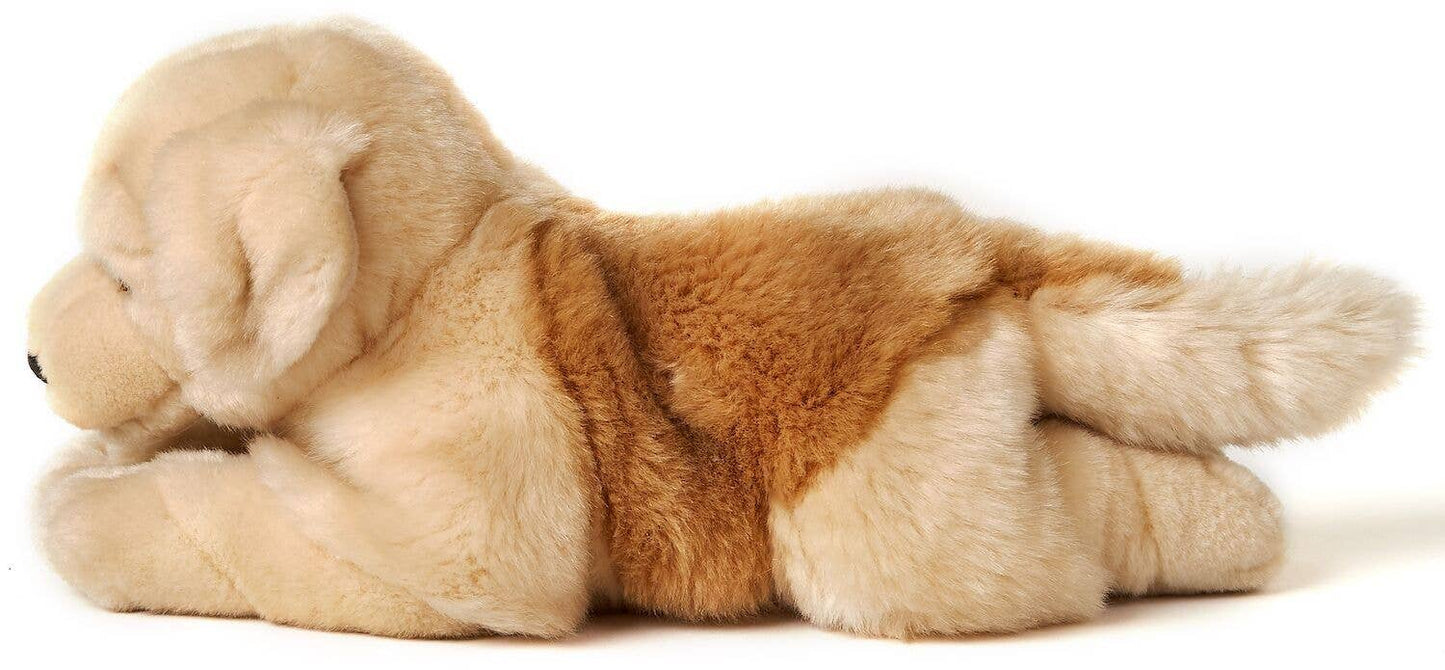 Peluche Golden Retriever, couché