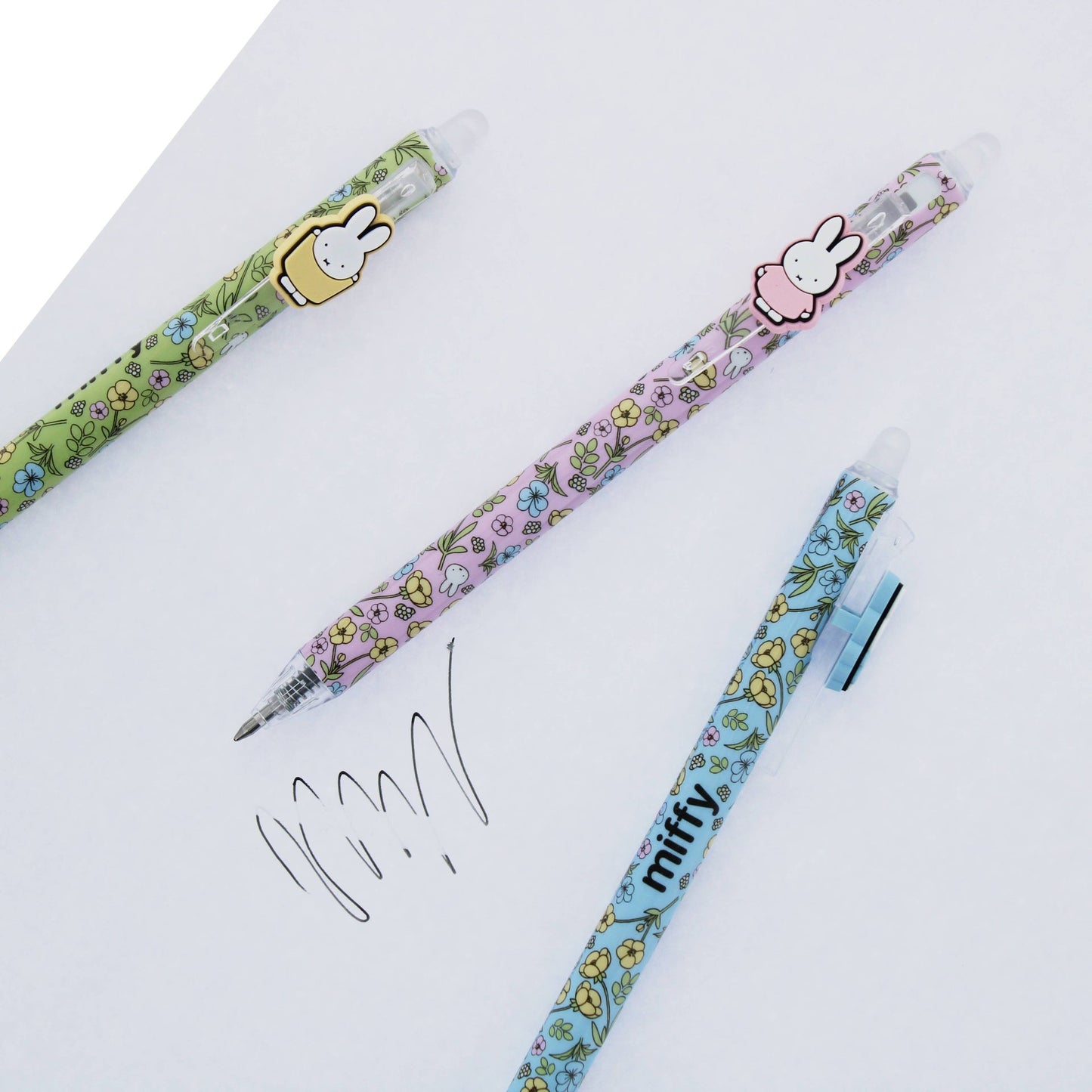Miffy Rabbit Erasable Gel Pens 3-Pack