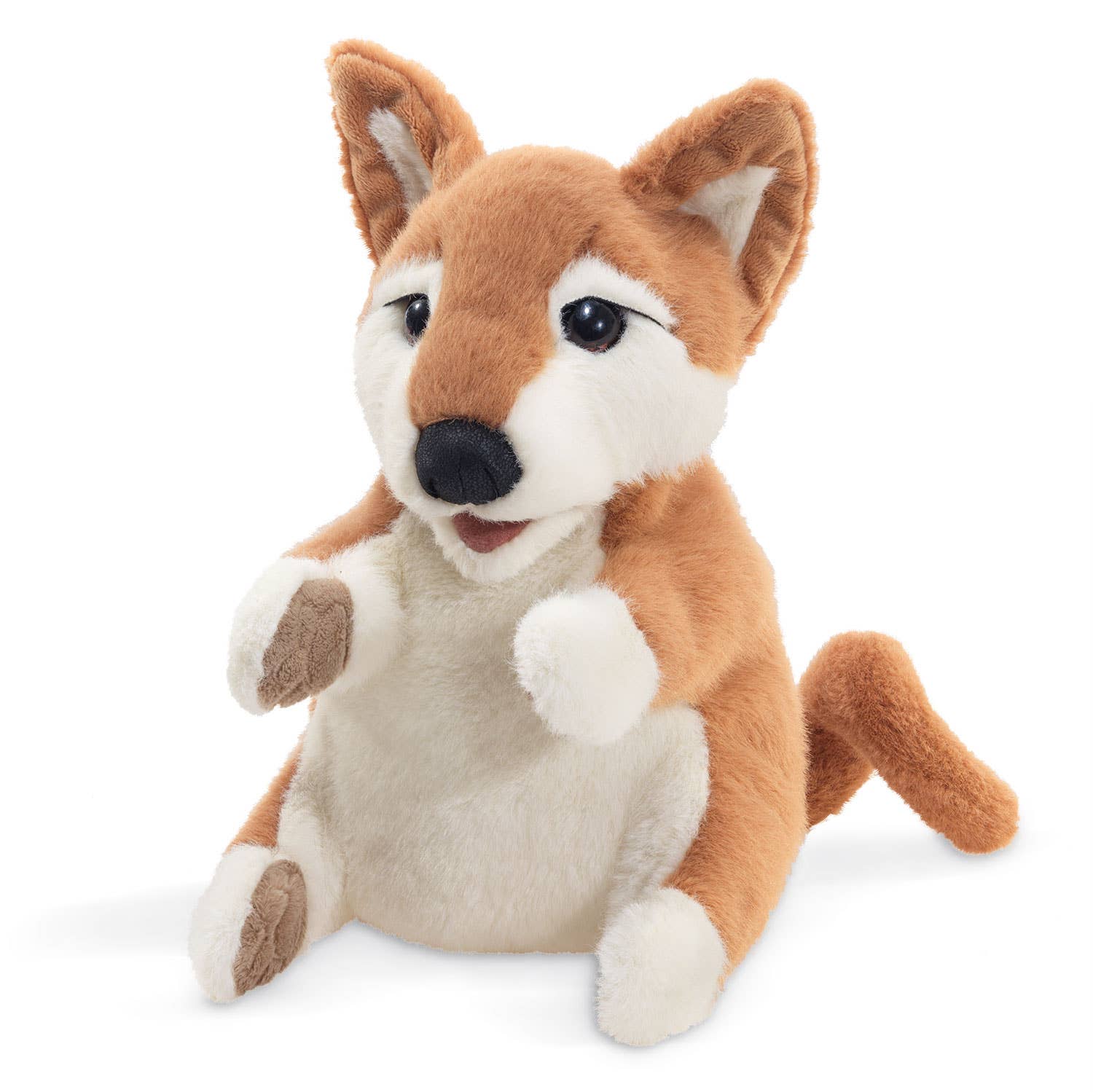 Marionnette à main Shiba Inu Folkmanis réaliste