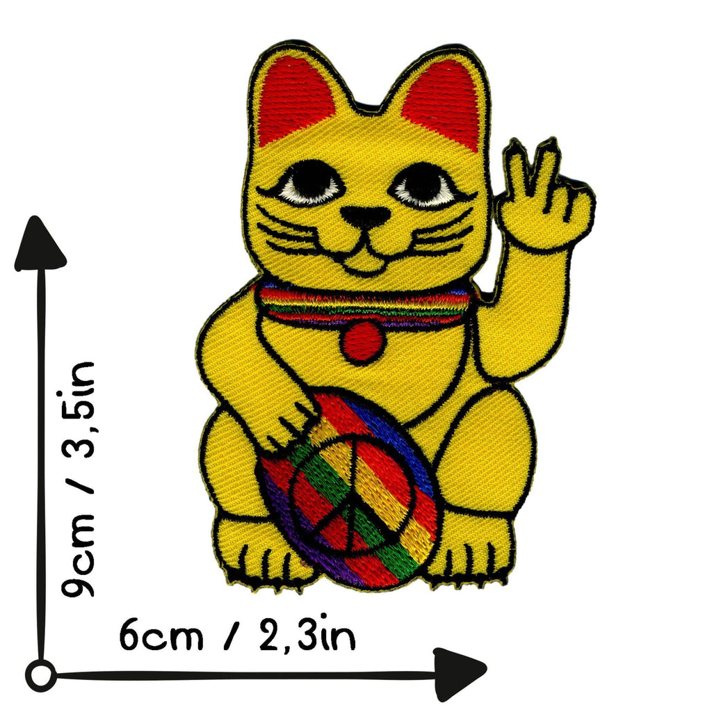 Patch Chat chanceux Peace