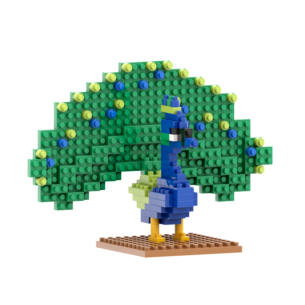 BRIXIES Peacock