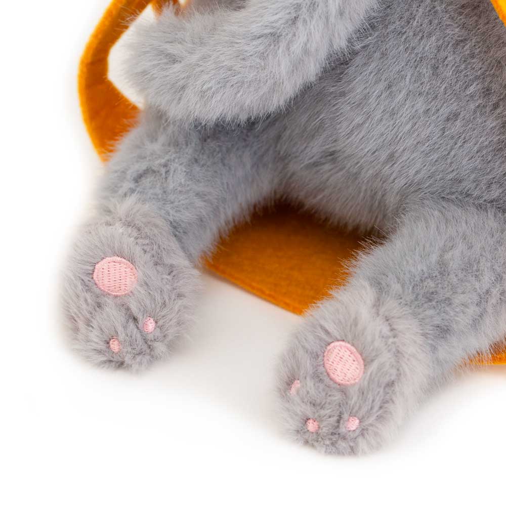 Peluche Milo & Millie, Milo le chat gris (35 cm) - 0+