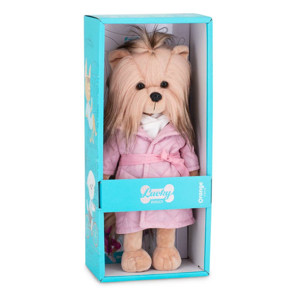 Poupée chien Lucky Yoyo : Soirée Lavande - 38 cm