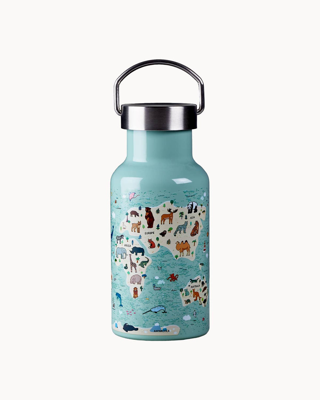 Bioloco Sky Bouteille pour Enfants - Carte des Animaux
