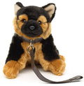 Chiot berger allemand - peluche avec laisse Uni Toys