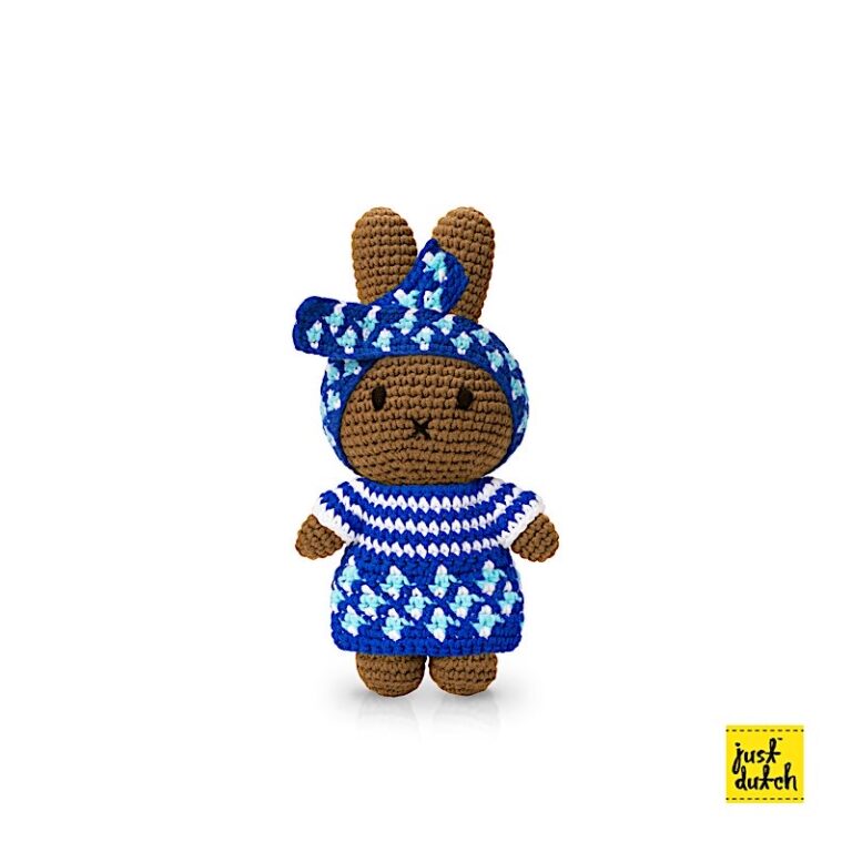 Doudou Miffy Afro-Outfit Just Dutch CoinCaillerie