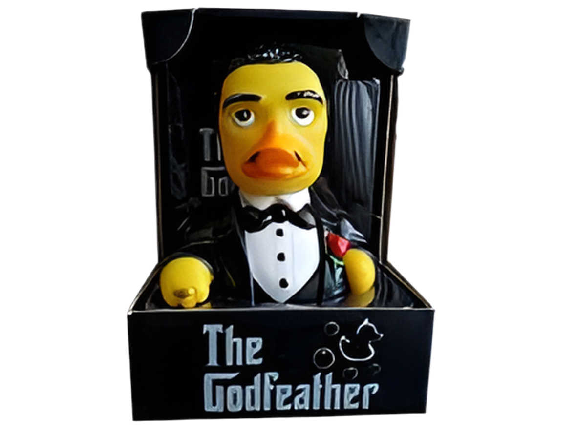 canard the godfeather rubber duck celebriducks CEL81138 881644811388