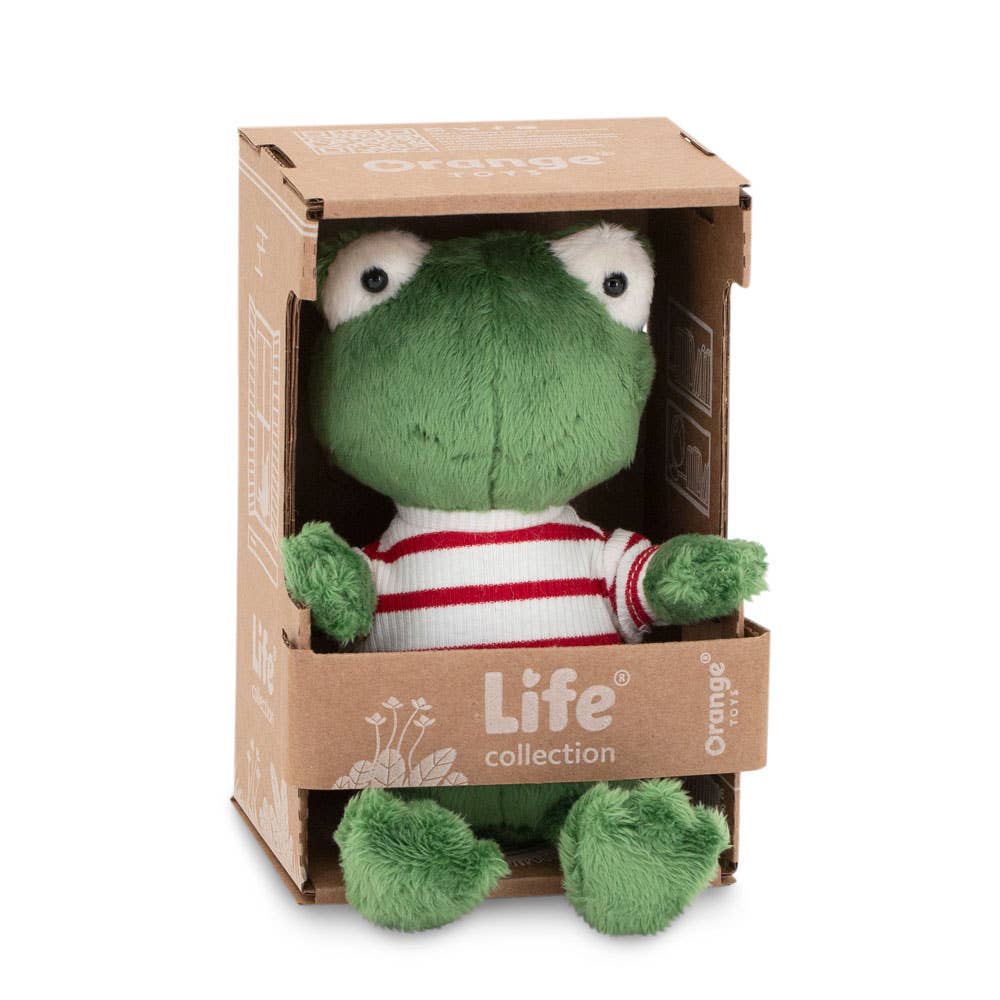 Ozzy, la grenouille en peluche - 15 cm