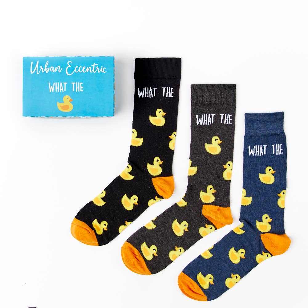 Coffret Chaussettes Canard "What The Duck" Urban Eccentric CoinCaillerie