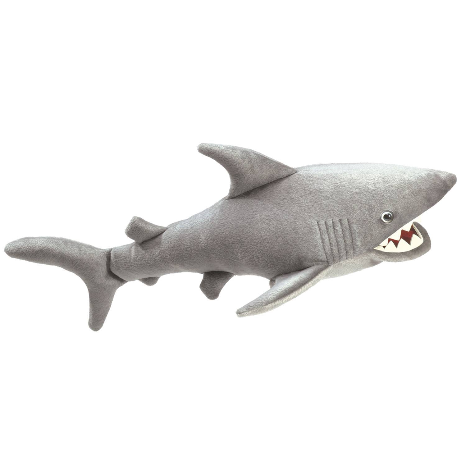 Marionnette à main Cheveux et requin 2064 Folkmanis réaliste