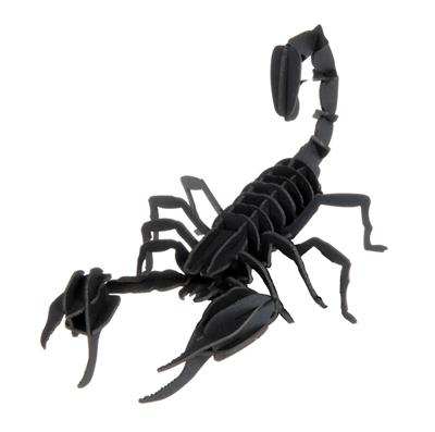 3D Paper Model: SCORPION 11x8x7,5cm, en sachet 10,5x21x0,5cm