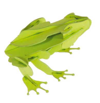 3D Paper Model: GRENOUILLE 6x4,8x7cm, en sachet 10,5x21x0,5cm