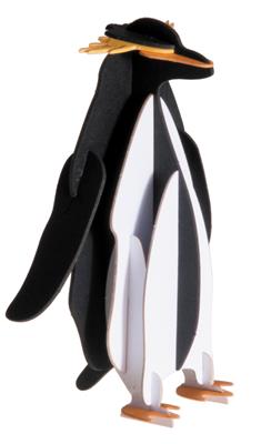 3D Paper Model: PINGUIN 8x10x5cm, en sachet 10,5x21x0,5cm