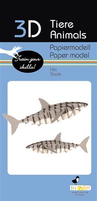 3D-Papiermodell – Hai