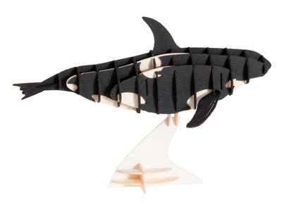 3D Paper Model: ORCA 14x9,5x6cm, en sachet 10,5x21x0,5cm