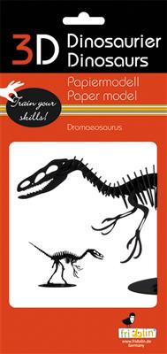 3D-Papiermodell – Dromaeosaurier