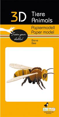 Modèle En Papier 3D - Abeille – vue produit 3