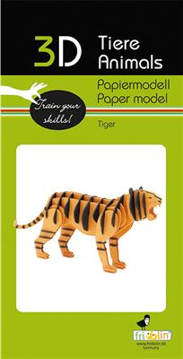 Modèle En Papier 3D - Tigre – vue produit 2