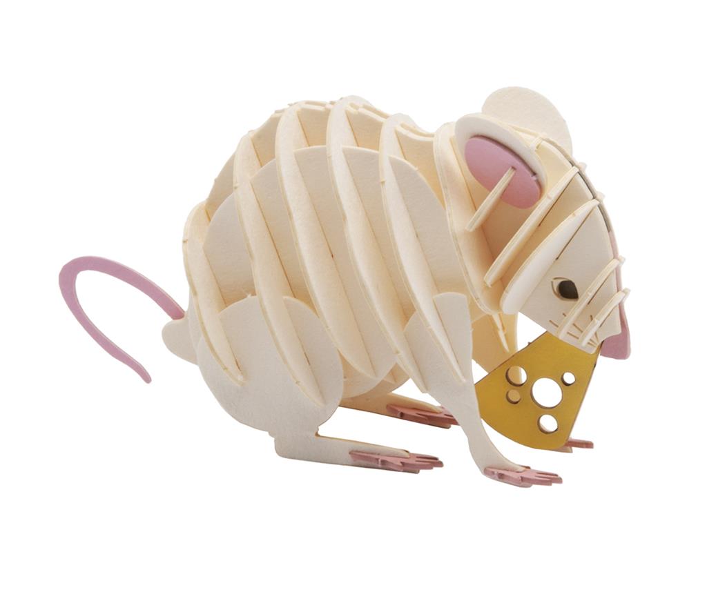 Modèle En Papier 3D - Souris Blanche – vue produit 2