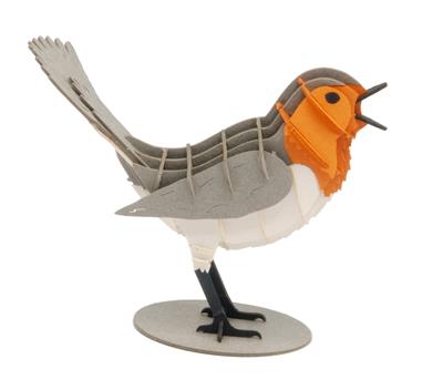 3D Paper Model: ROBIN 6x12x6cm, en sachet 10,5x21x0,5cm