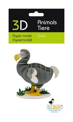 3D-Papiermodell - Dodo