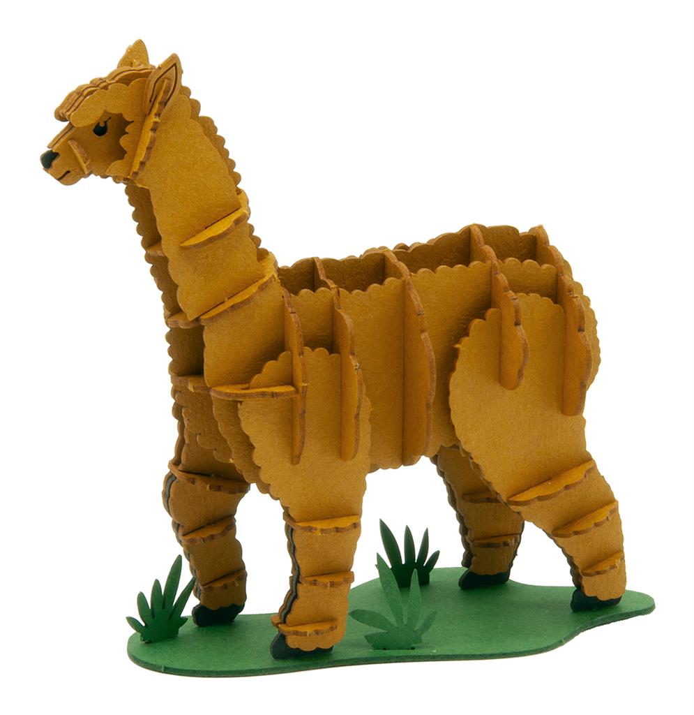 Modèle En Papier 3D - Alpaga