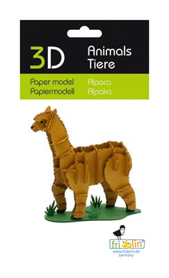 Modèle En Papier 3D - Alpaga