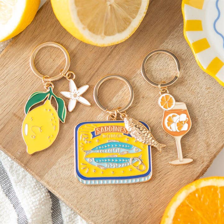 Sardine Can Keychain