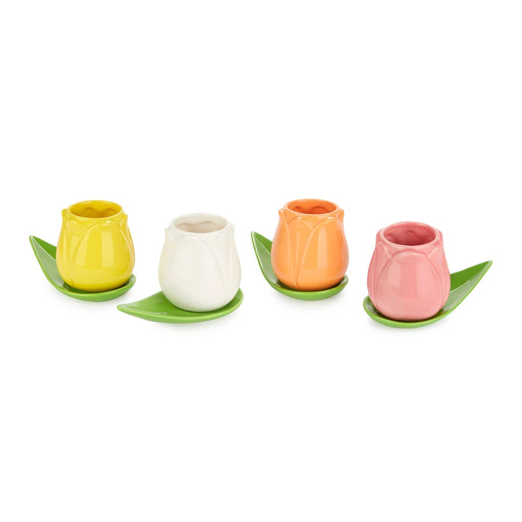 Tulip coffee cup set