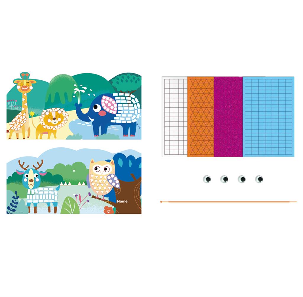 mosaique junior je cree mon premier conte animaux savages avenir 