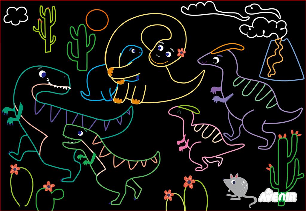 scratch dinosaures 