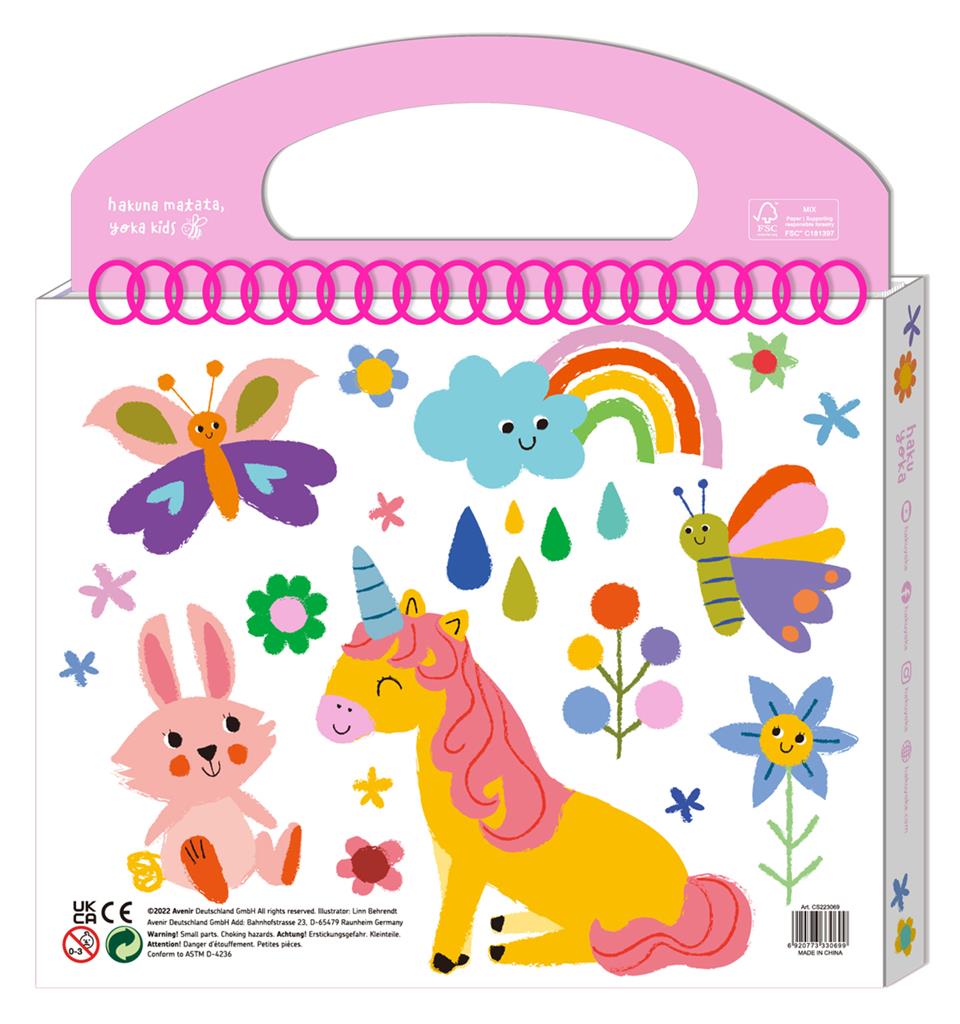 mon premier kit de coloriage amis de la licorne haku yoka 