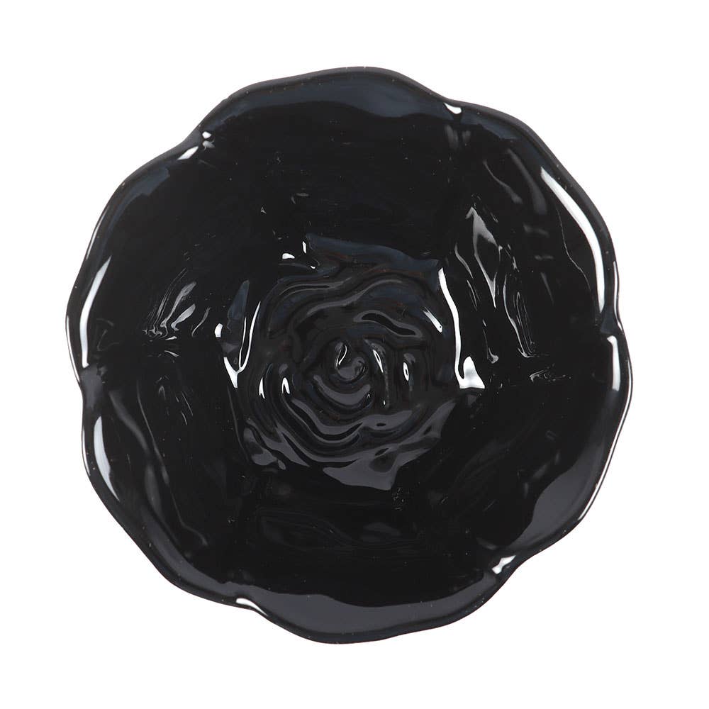 Vide poche Fleur Rose Noire