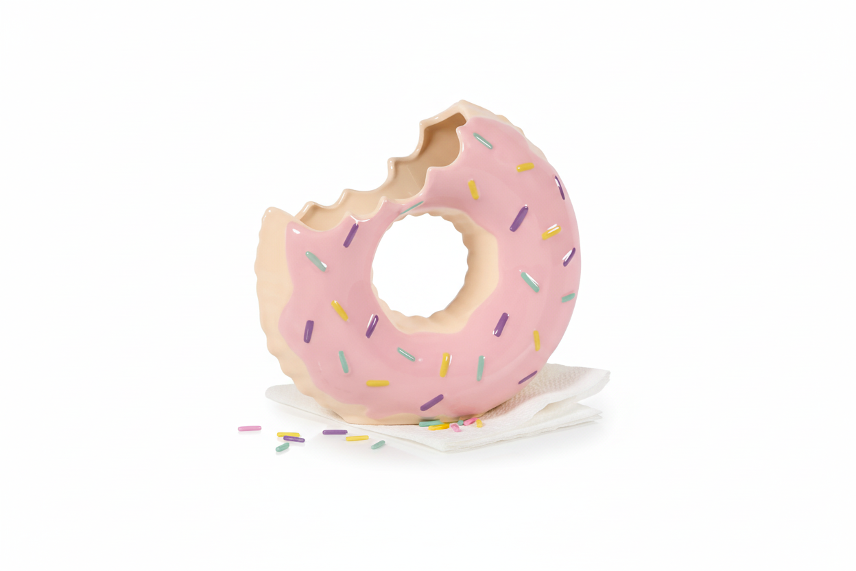 Vase Donut Flottant Bitten – Vase original