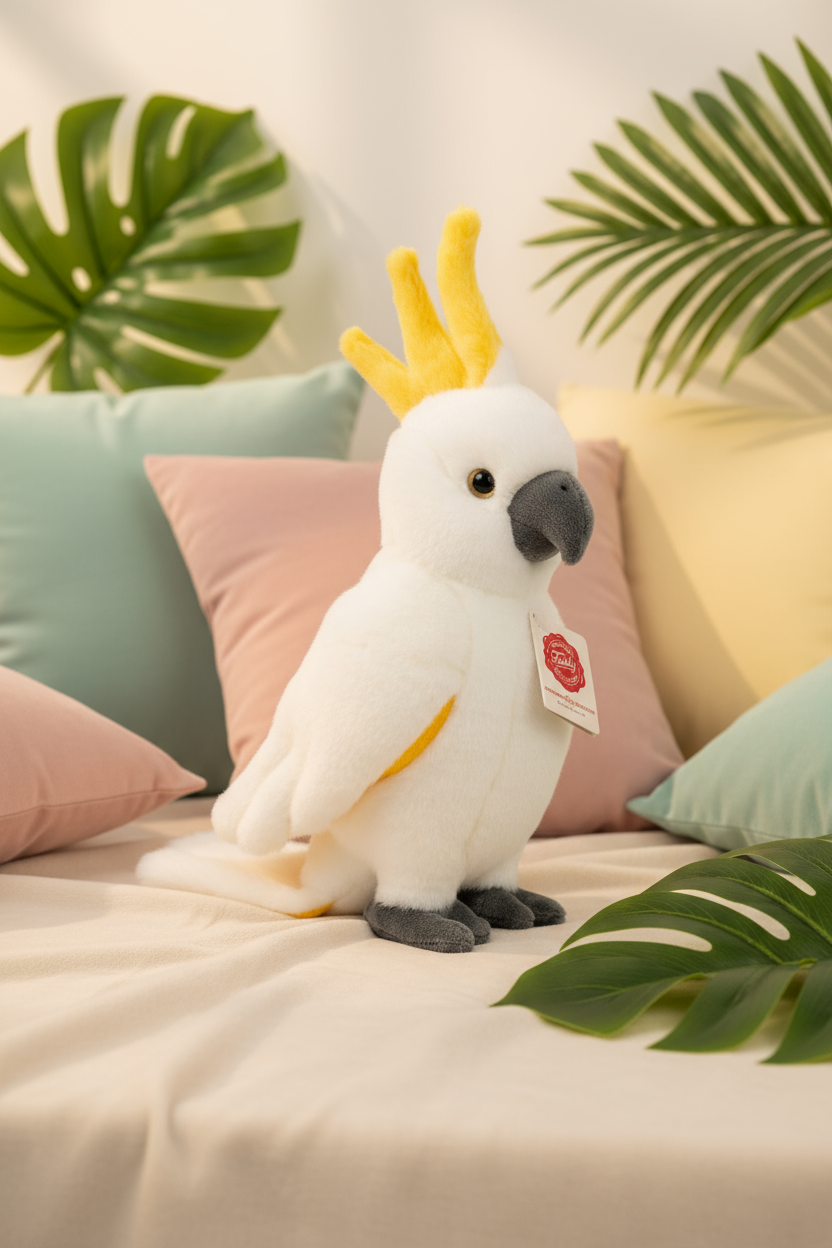 Peluche Cacatoès