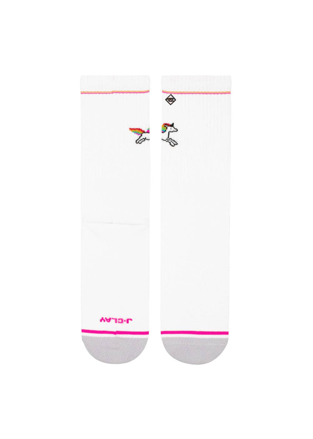 chaussettes licorne arc en ciel j clay 