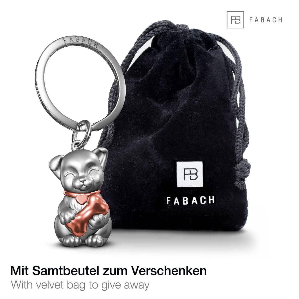 porte cles chien puppy fabach 