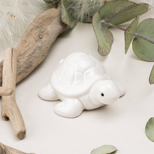 Ceramic Lucky Turtle Figurine