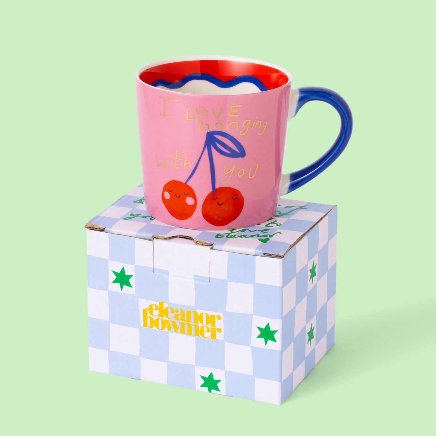 Mug Cerises « J’aime sortir avec toi »