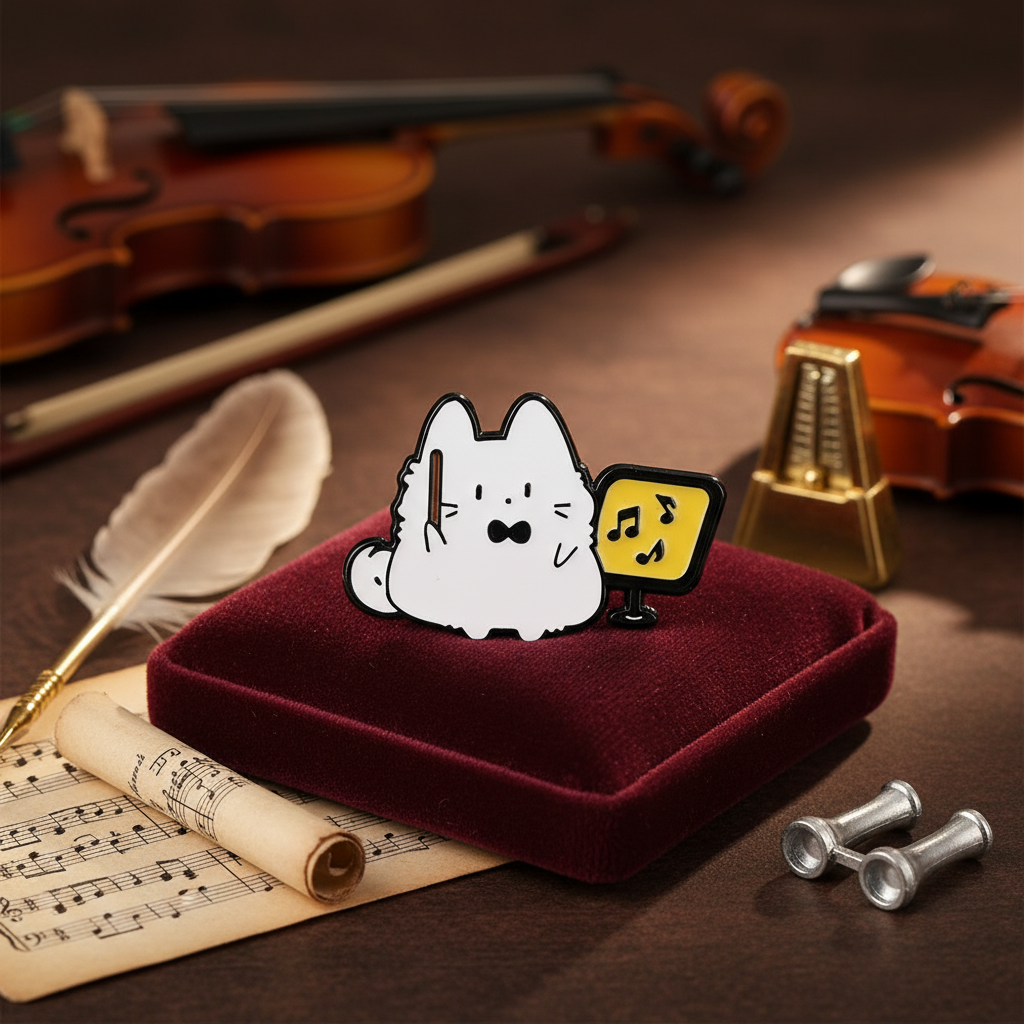Cat Conductor Pin