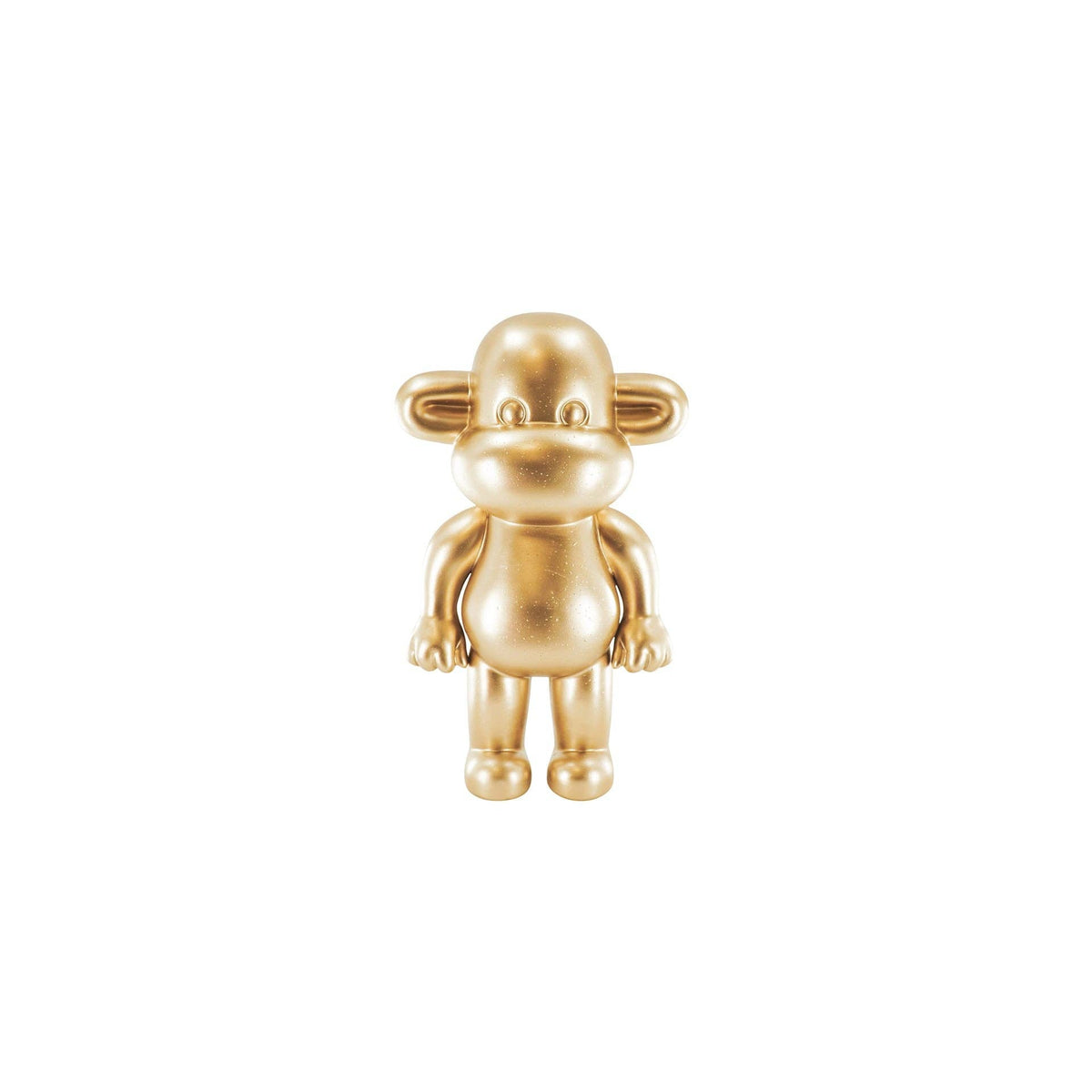Ornement - Figurine Singe 'La Légende' - Résine - Or - 20,5x13,5x35cm