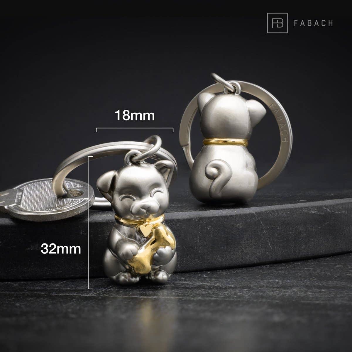 porte cles chien puppy fabach 