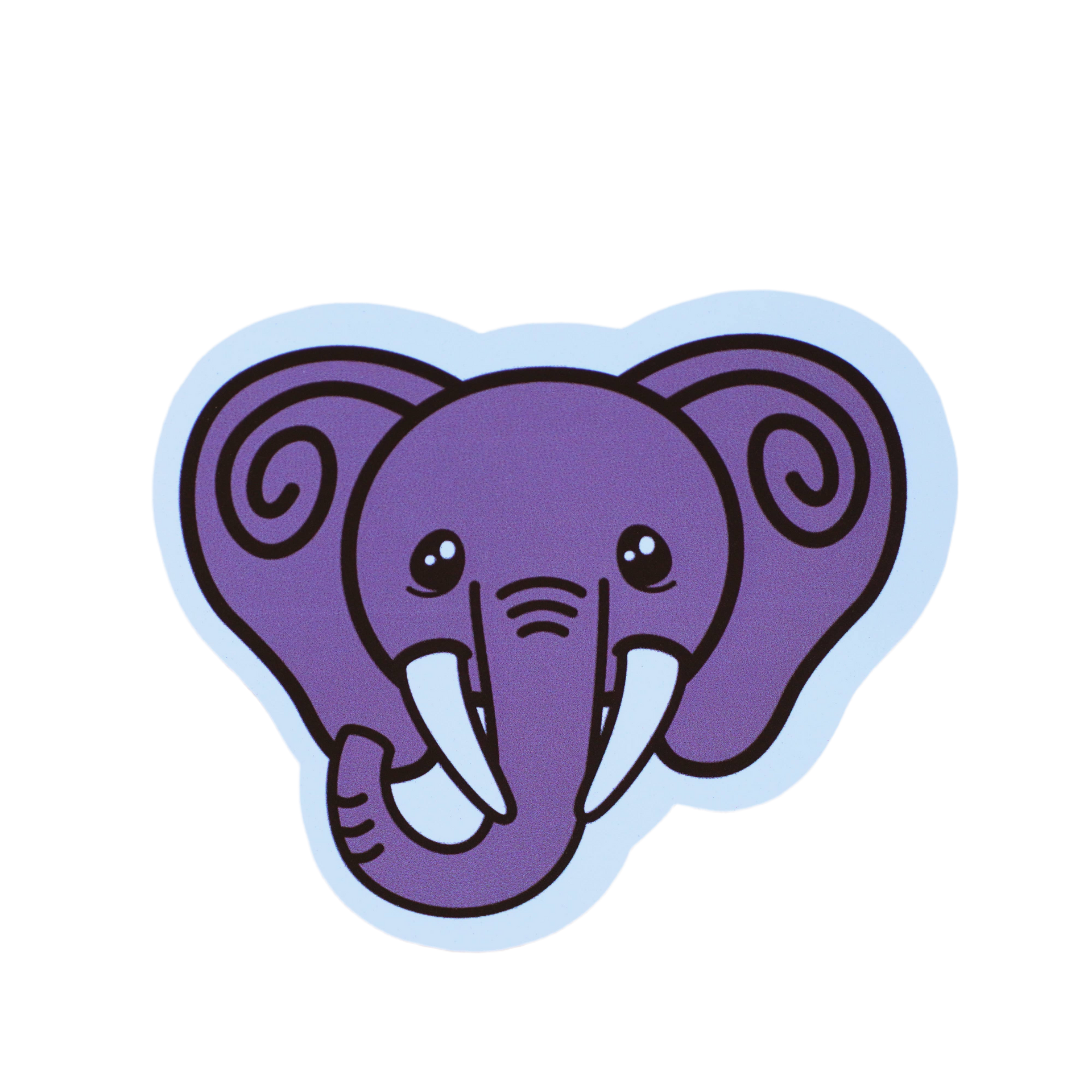 Autocollant éléphant