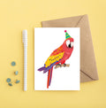 Картичка за рожден ден на папагал